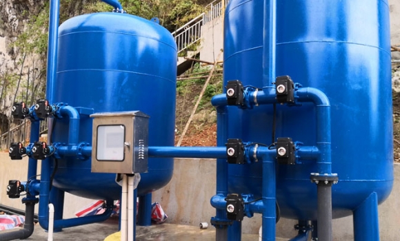 云南八宝镇河水净化设备-压力式一体式净水设备